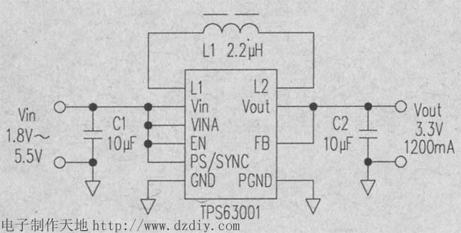 TPS63001Ӧõ·