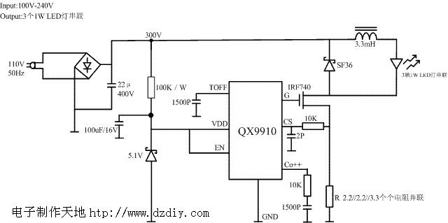 QX9910 LEDѹ·