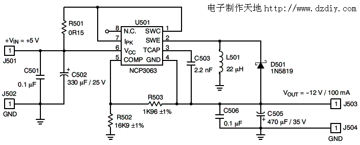 ѹת·,5V,-12V/0.1A--