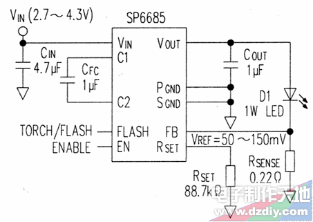 sp6685 LED·