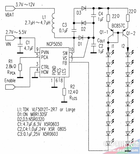 ncp5050 LED·