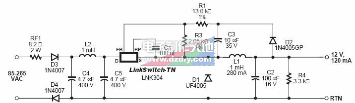 LNK304ͨ12V120ǸԴ