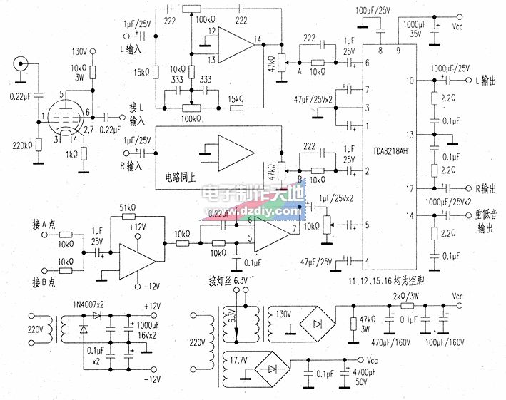 ʯ϶ýTDA8218 POWER AMPLIFIER