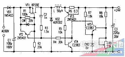 CATVŴôͿصԴ·ͼSwitching Power Supply for CATV Amplifier 