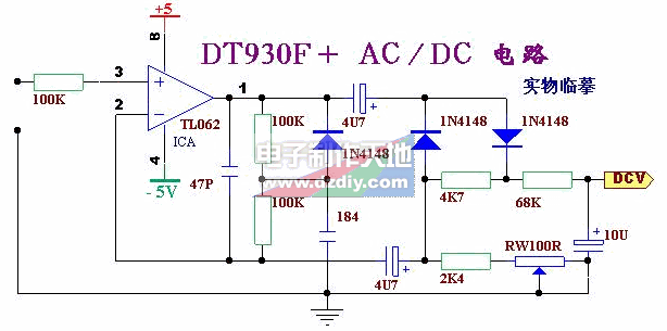 ŴAC/DC ƽֵת·Op-amp adjustment method