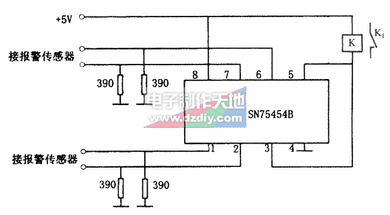 SN75454Bɵ··ͼSN75454B application