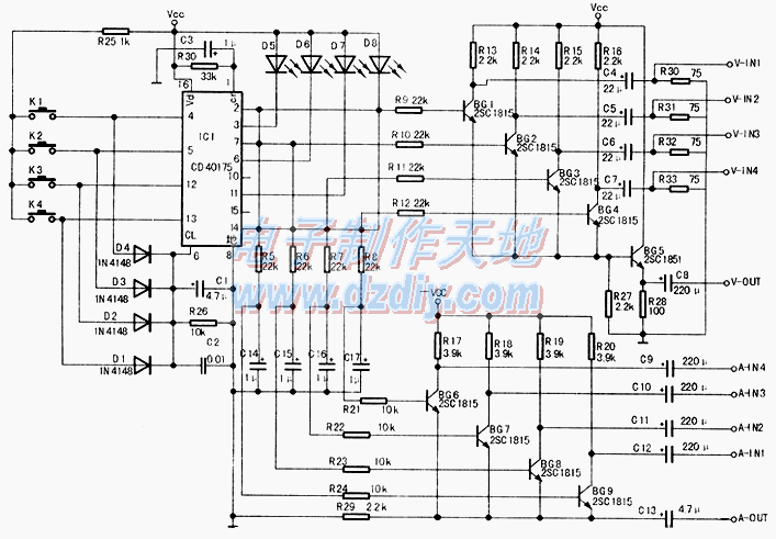 ѡһƵл·ͼAudio signal selector