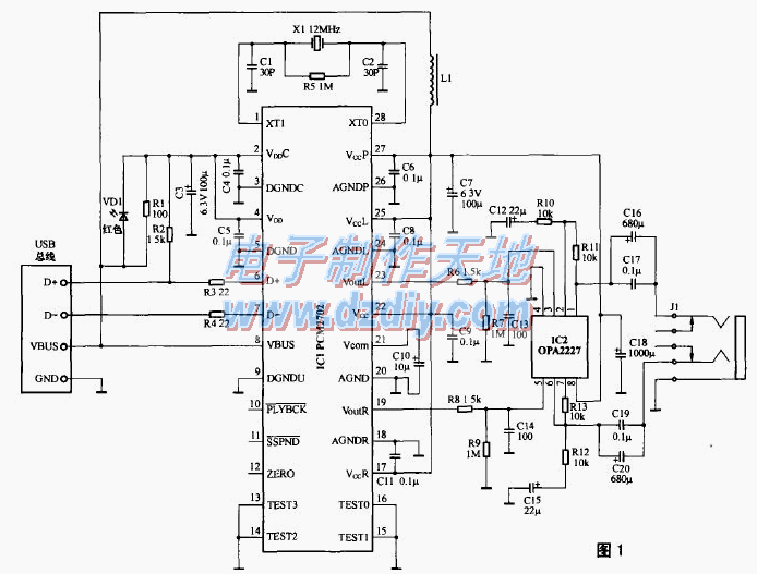 USBӿڵPCM2702 Application