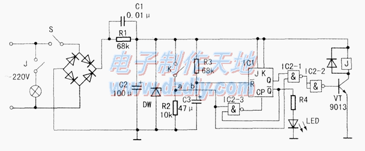 ʽ߿ص·CD4013 SWITCH