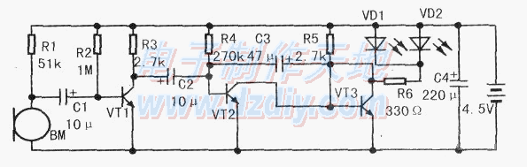 Ƶص·The sound control circuit