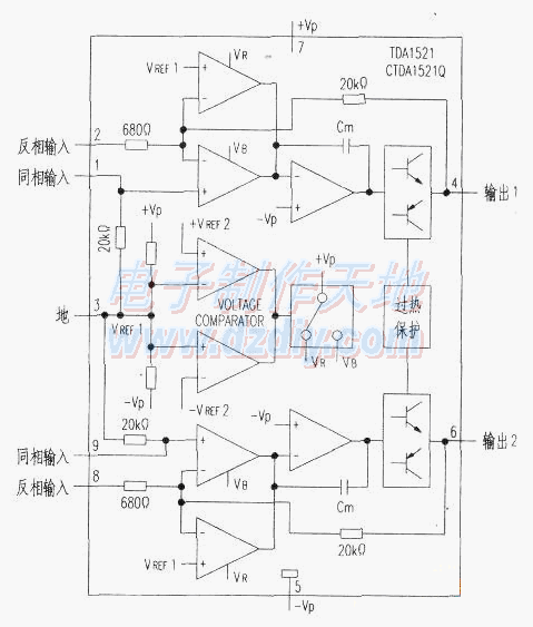 TDA1521һ̨TDA1521 AMPLIFIER